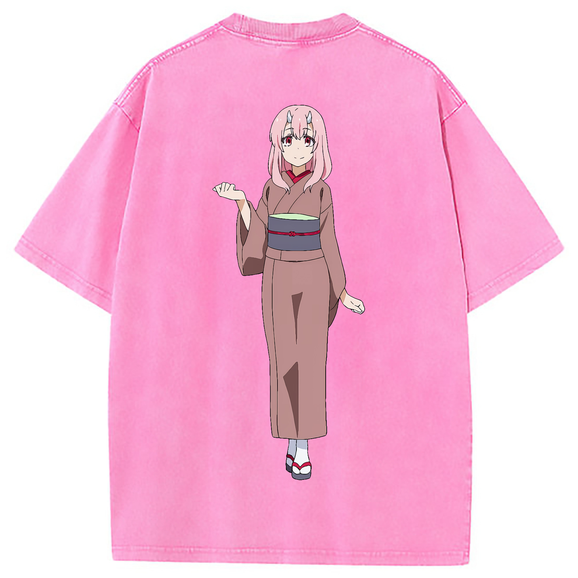 （画像用） 転スラ Regarding Reincarnated to Slime 綿100% ヴィンテージ風 半袖Tシャツ（背面プリント）